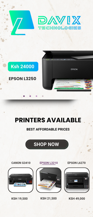 davix printers vertical banner